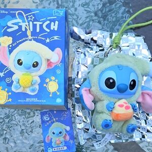 Disney Miniso Stitch Eat Something Before Sleep 💥 Confirmed Crispy Pizza